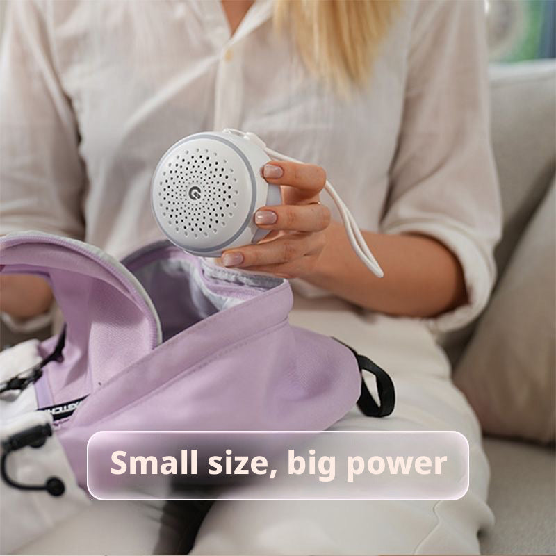 Portable White Noise Sleep Machine, Natural Rain & Wind Sounds Sleep Aid Device, Gentle Night Light, Soothing Lullaby Sound Machine for Insomnia Relief & Baby Calming