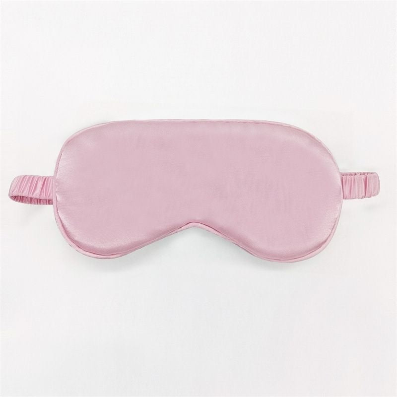 100% Blackout Double-Sided Silk Sleep Eye Mask, Soft Real Silk Blindfold for Nap, Office, Business Travel, Insomnia Relief Sleeping Aid