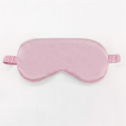 100% Blackout Double-Sided Silk Sleep Eye Mask, Soft Real Silk Blindfold for Nap, Office, Business Travel, Insomnia Relief Sleeping Aid