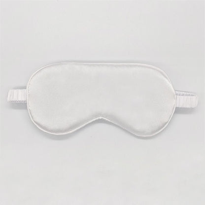 100% Blackout Double-Sided Silk Sleep Eye Mask, Soft Real Silk Blindfold for Nap, Office, Business Travel, Insomnia Relief Sleeping Aid