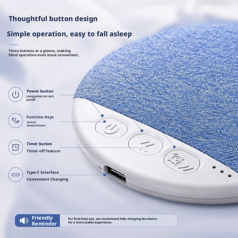 Ultra Thin Under Pillow Bluetooth Speaker, Wireless Sleep Sound Device, Portable White Noise & Music Speaker for Side Sleepers, Insomnia Relief Bedside Audio for Bedroom Travel Dorm