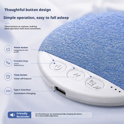 Ultra Thin Under Pillow Bluetooth Speaker, Wireless Sleep Sound Device, Portable White Noise & Music Speaker for Side Sleepers, Insomnia Relief Bedside Audio for Bedroom Travel Dorm