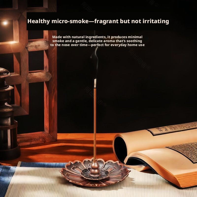 Handcrafted Natural Agarwood Incense Sticks, Gentle Long-Lasting Scent for Home Office Tea Time Relaxation